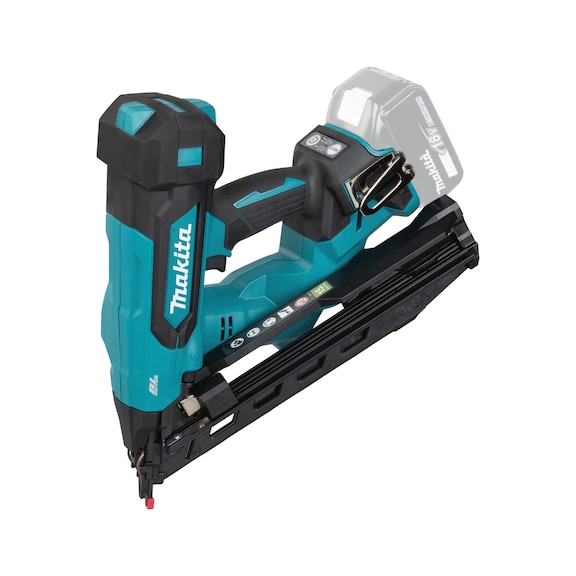 MAKITA Cordless crimp-head nailer, 18V, 15GA, 34&deg;, 32–64 mm, without battery DBN620Z - Cordless Nailer LXT 18V