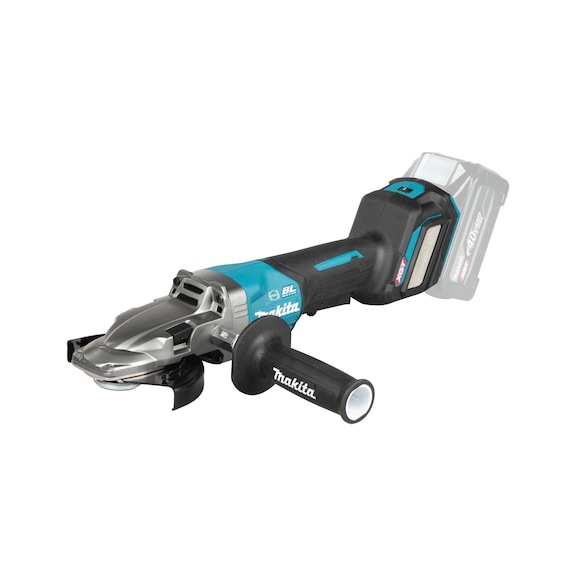 MAKITA Cordless flat-head angle grinder 40V, 125 mm, 9,000 rpm, without battery GA056GZ - Cordless Flachkopf-Angle grinder GA056G