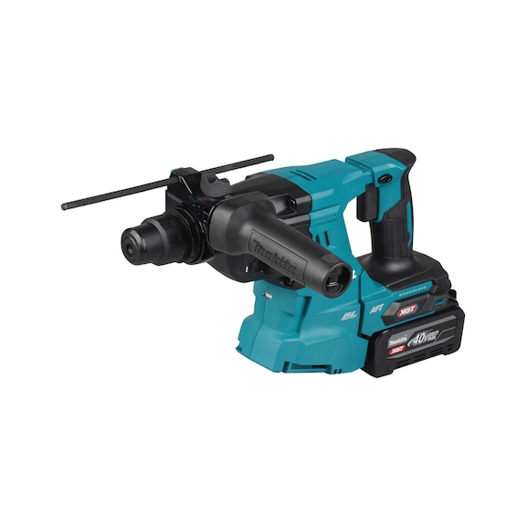 MAKITA Cordless combination hammer for SDS+ 40V, 4 Ah, 3.3 J, 28 mm, with 2 BL4040F batteries, HR011GU201 - Cordless Combination hammer HR011G