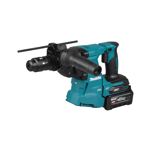 MAKITA Cordless combination hammer for SDS+ 40V 4 Ah 3.3 J 28 mm with 2 BL4040F batteries HR012GU201 - Cordless Combination hammer HR012G