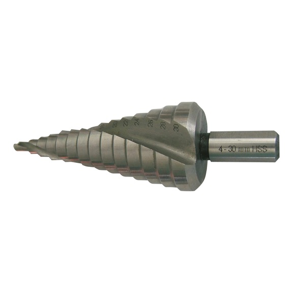 MAKITA HSS-G Stufenbohrer Durchmesser 4-12mm P-69892 - Stufenbohrer mit Zylinderschaft