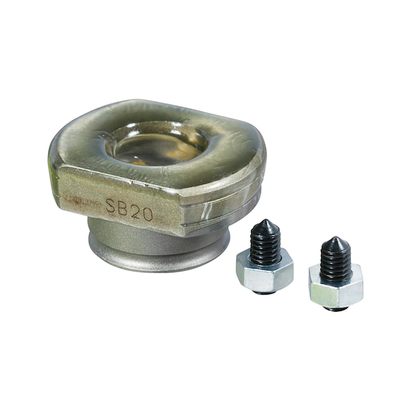 MAKITA SB20 round hole die, diameter 20 mm, steel 3–9 mm, stainless steel 3–6 mm, SC05352510 - Round die
