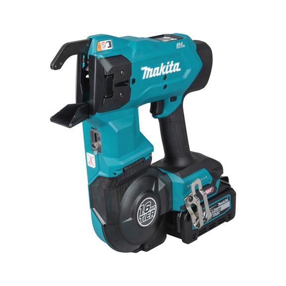 MAKITA Cordless rebar coupler, 40V, wire diameter 1.6 mm, with 2 batteries BL4040 TR001GM202 - Cordless Rebar tying tool TR001G