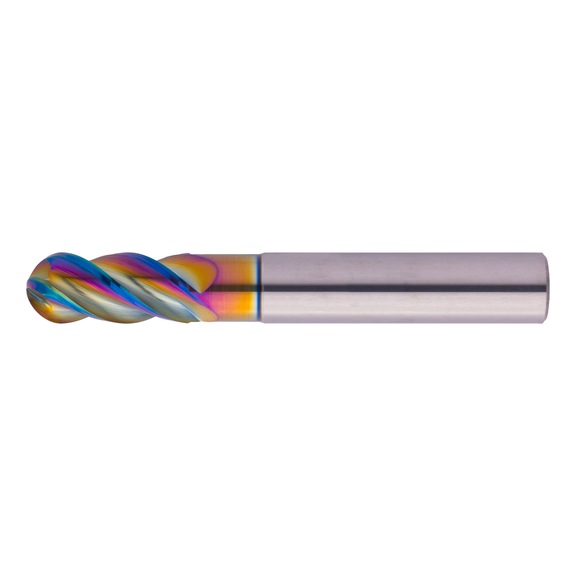 HOFMANN & VRATNY VHM Vollradiusfr&auml;ser Z4 2xD kurz beschichtet - EXN1 Rowmaker Z4 2xD short ASR