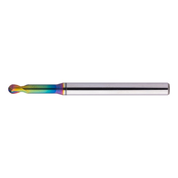 HOFMANN & VRATNY VHM Micro-Vollradiusfr&auml;ser Z2 lang beschichtet - EXN1 Rowmaker Micro Z2 long ASR