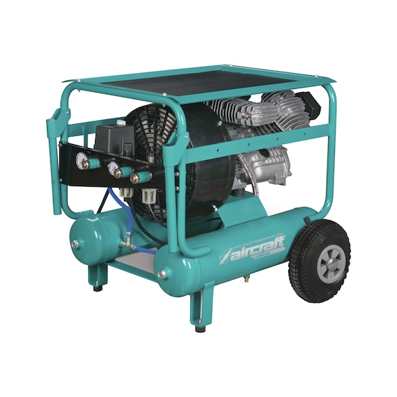 2005553 AIRCRAFT, Mobiler, direktgeflanschter 2-Zylinder-Kolbenkompressor 553/22 PRO - "Mobiler Kolbenkompressor AIRCAR PRO"
