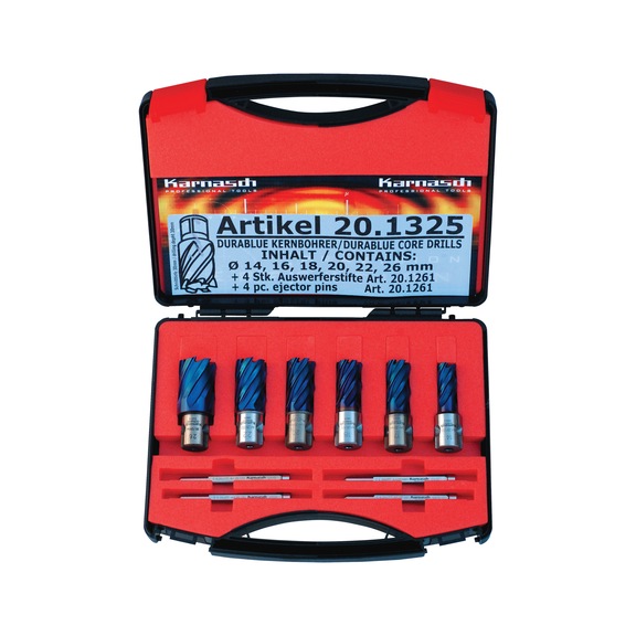 38720.1325 METALLKRAFT, Kernbohrer-Set BLUE-LINE SET 30 - Kernbohrer BLUE-LINE