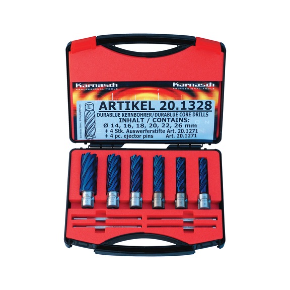 38720.1328 METALLKRAFT, Kernbohrer-Set BLUE-LINE 55 - Kernbohrer BLUE-LINE
