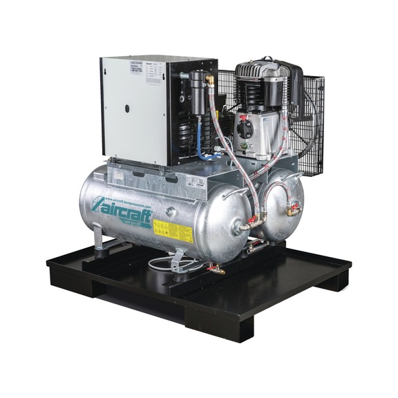 2023186 AIRCRAFT, Station&auml;rer Kolbenkompressor 703/2x75/13 K - "Station&auml;rer Kolbenkompressor AIRPROFI DUO 15 bar"