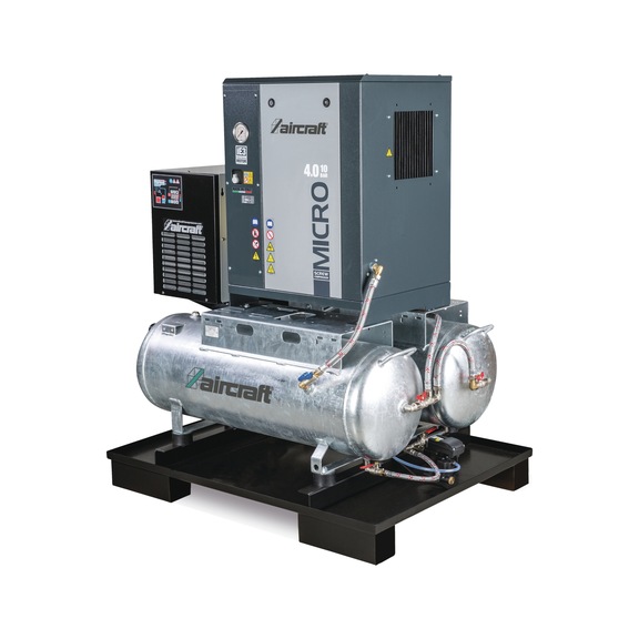 2091664 AIRCRAFT, Schraubenkompressor 4.0-10 2x100 K - Schraubenkompressor A-DUO-MICRO SE K