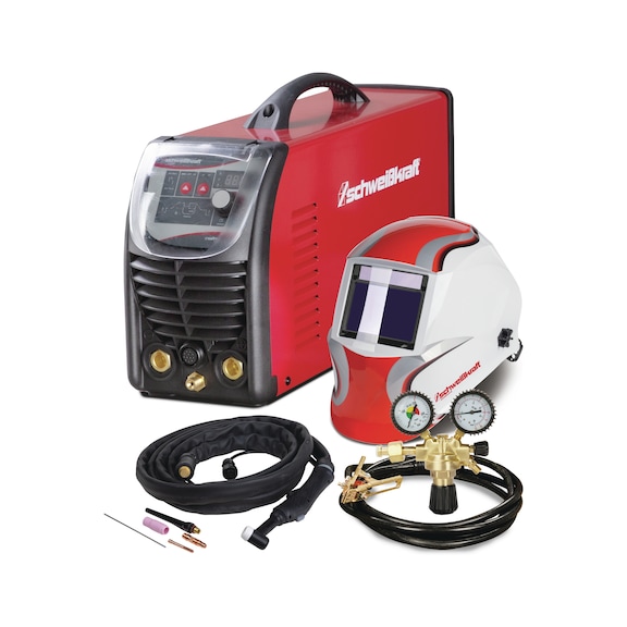 1074201SET SCHWEIßKRAFT, Tragbarer WIG DC Inverter 201 DC P PULSE Set - Schweißgerät WIG-Inverter CRAFT-TIG