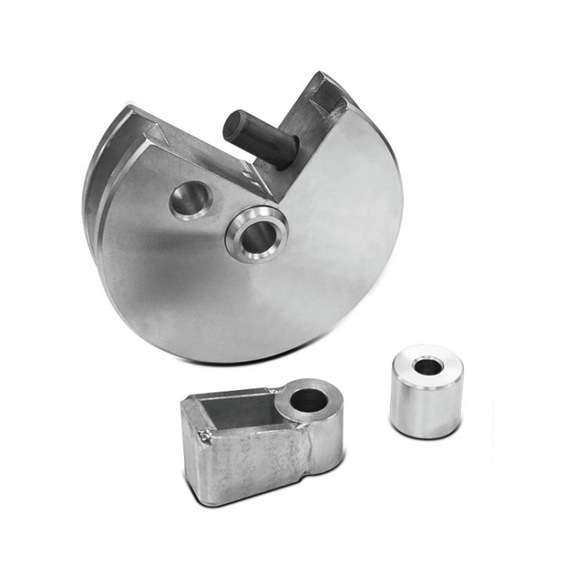 3790042 METALLKRAFT, Biegesegment-Set Vierkant 20 x 20 R60 - Biegesegment-Set für Universal- und Rohrbiegemaschinen