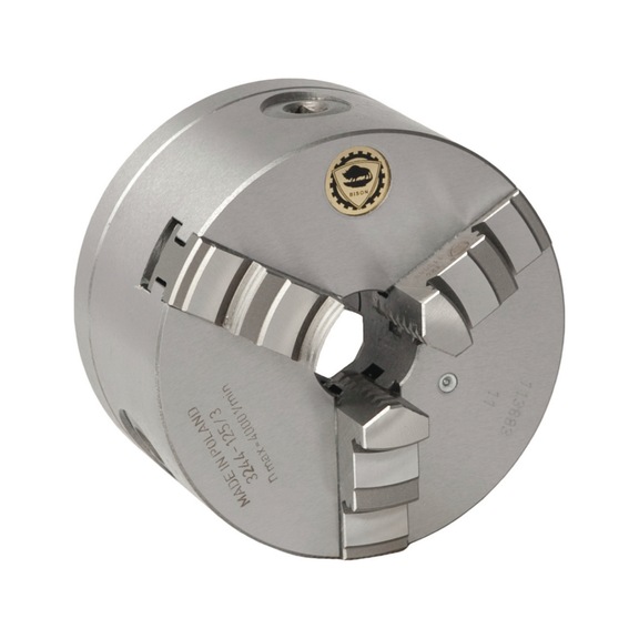 3450210 OPTIMUM, BISON Dreibacken-Drehfutter Guss &Oslash; 200 mm DIN 6350 A2-5 - Dreibacken-Drehfutter Guss