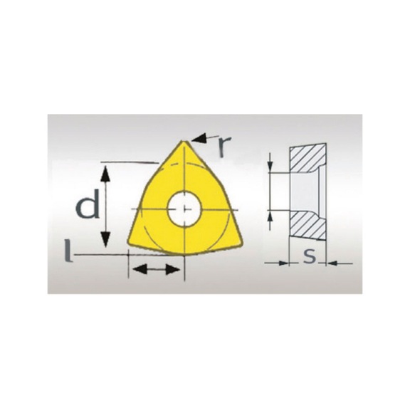 3441163 OPTIMUM, HM-Ersatzwendeplatten ISO TCMT110204 - HM-Ersatzwendeplatten ISO