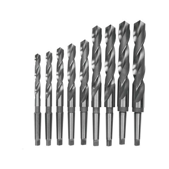 3051003 OPTIMUM, Spiralbohrer-Satz HSS mit Morsekonus MK 3 - Spiralbohrer-Satz