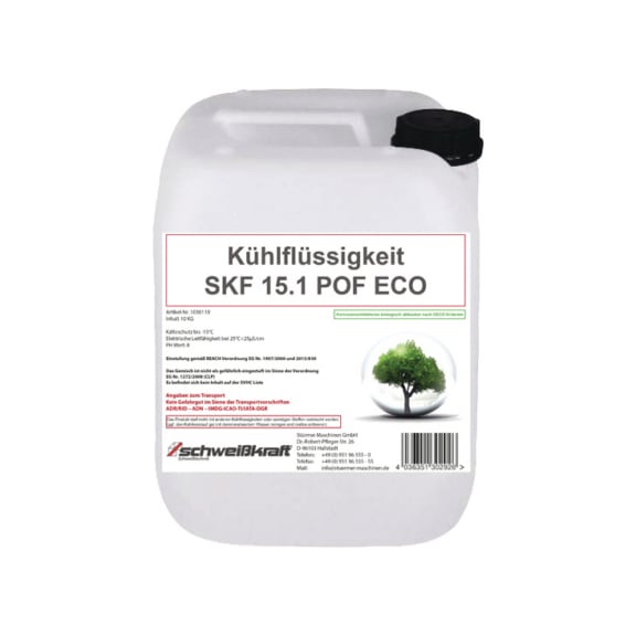 1030110 SCHWEIßKRAFT, Kühlflüssigkeit SKF 15 / 10 l - Kühlflüssigkeit
