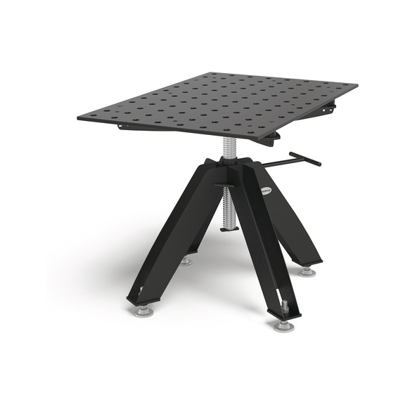 192DS804004X7 SCHWEIßKRAFT, Drehtisch höhenverstellbar stationär inklusive Lochplatte 1200x800x15 - Drehtisch höhenverstellbar