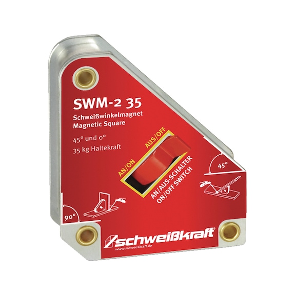 1790030 SCHWEIßKRAFT, Schaltbarer Schweißwinkelmagnet SWM-2 35 - "Schaltbarer Schweißwinkelmagnet Modell SWM-2"