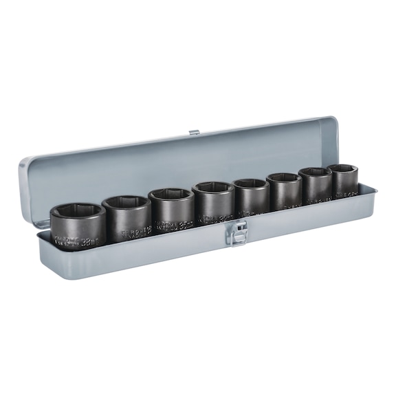 2400002 AIRCRAFT, Schlagschraubern&uuml;sse-Set 3/4" 8-tlg. - Schlagschraubern&uuml;sse-Set