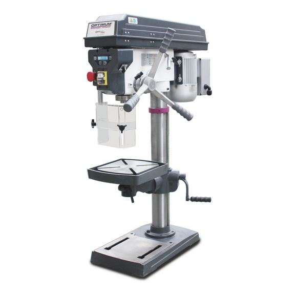 3003020 OPTIMUM, Tischbohrmaschine D 23Pro (400 V) - Tischbohrmaschine mit Keilriemenantrieb OPTIdrill D