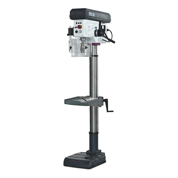 3020284SET OPTIMUM, Säulenbohrmaschine DH 28FS Set - Säulenbohrmaschine mit Keilriemenantrieb OPTIdrill DH FT / FS