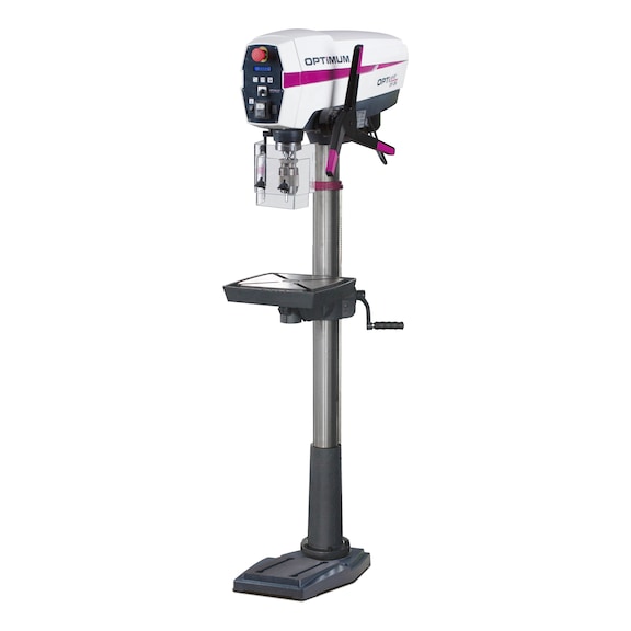 3020625F OPTIMUM, Säulenbohrmaschine DP 26-F (400 V) - Säulenbohrmaschine mit Keilriemenantrieb OPTIdrill DP