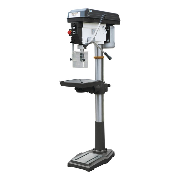 3191049SET OPTIMUM, Säulenbohrmaschine DQ 32 Aktions-Set inkl. Schraubstock - Säulenbohrmaschine mit Keilriemenantrieb OPTIdrill DQ