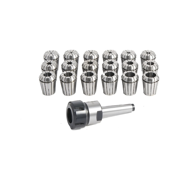 3352094 OPTIMUM, Spannzangenfutter-Satz MK 4/ ER 32 - M16 - Spannzangen Spannzangenfutter-Satz MK