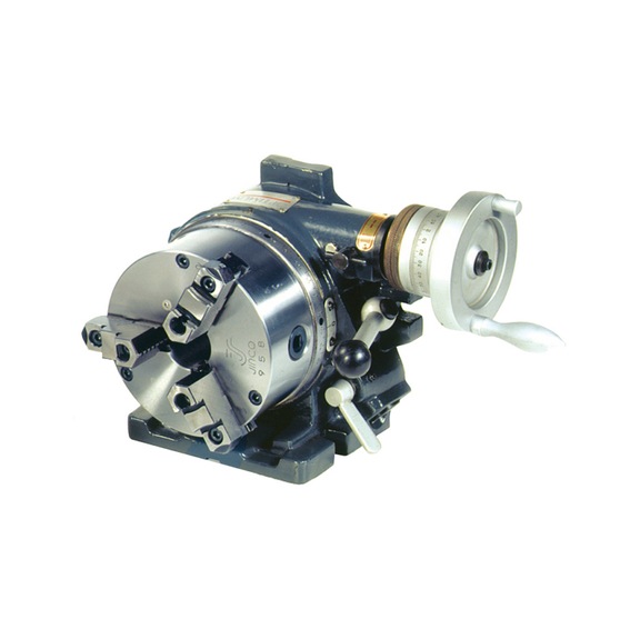 3354165 OPTIMUM, Horizontal-Vertikal-Rundteiltisch mit 3-Backenfutter RTU 165 - Horizontal-Vertikal-Rundteiltisch mit 3-Backenfutter