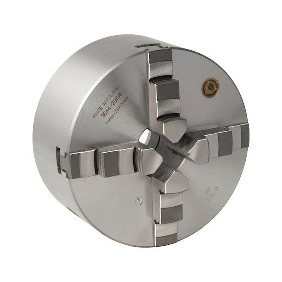 3450375 OPTIMUM, BISON Vierbacken-Drehfutter Guss Camlock Ø 250 mm DIN ISO 702-2 Nr. 5 - Vierbacken-Drehfutter BISON Guss Camlock