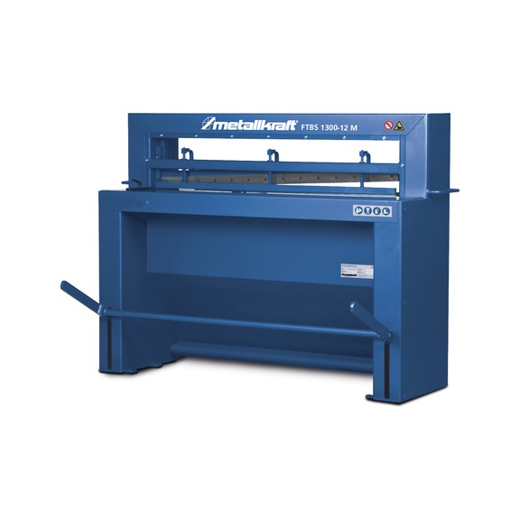 3753013 METALLKRAFT, Manuelle Tafelschere FTBS 1300-12 M - Tafelblechschere mit Fußbedienung Modell FTBS M