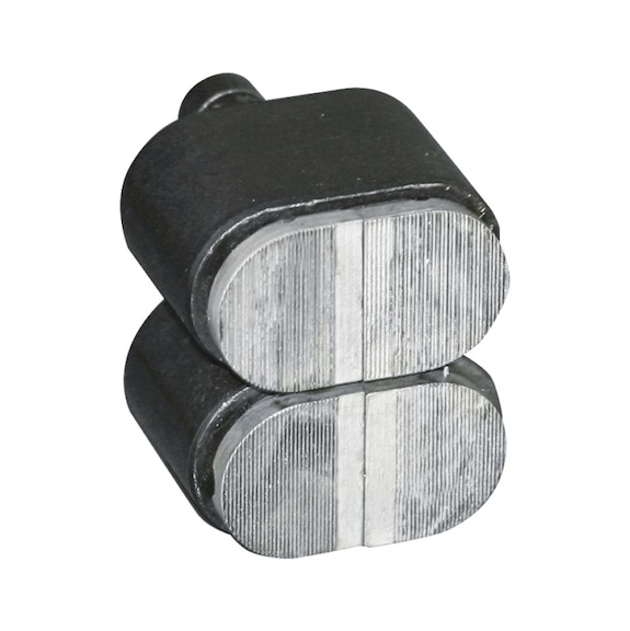 3776107 METALLKRAFT, Streckbackenset Metall f&uuml;r SSG 16 - Streckbackenset f&uuml;r Stauch- und Streckger&auml;te