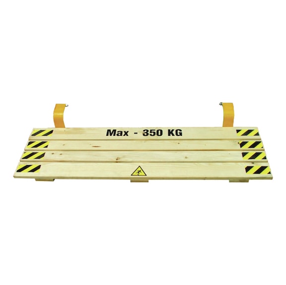 3792073 METALLKRAFT, Trittauflage aus Holz - Trittauflage aus Holz für Schwenkbiegemaschinen