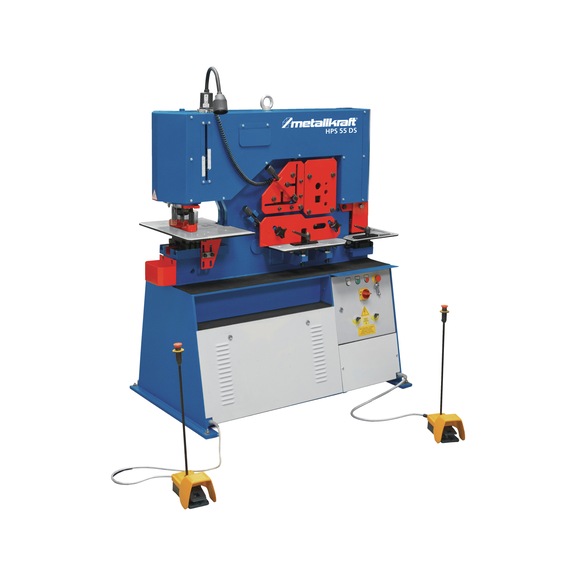 3819055 METALLKRAFT, Hydraulische Profilstahlschere/Lochstanze HPS 55 DS - Hydraulische Profilstahlschere/Lochstanze Modell HPS