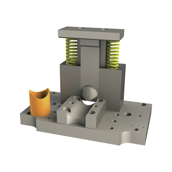 3889105 METALLKRAFT, Stanzwerkzeug zum Ausklinken von Rohren Ø 42,4 mm / 1 1/4" - Stanzwerkzeuge