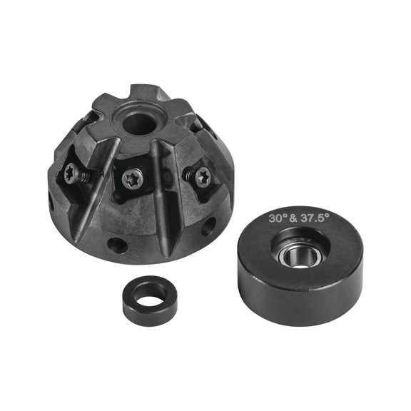 3991112 METALLKRAFT, Fräskopf und Führungsrolle 30° - Fräskopf und Führungsrolle