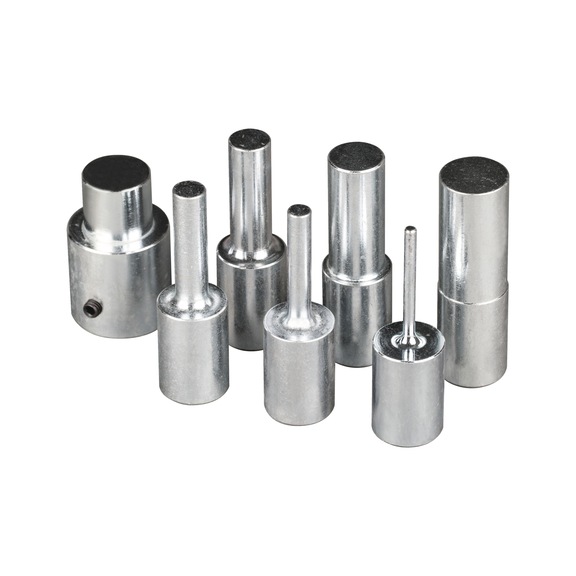 METALLKRAFT 4107100 METALLKRAFT, Druckdornsatz f&uuml;r WPP 100 - Druckdorns&auml;tze