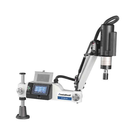 4450136SET METALLKRAFT, Elektrische Gewindeschneidmaschine GS 1200-36 E Aktions-Set inkl. Unterbau - Gewindeschneidmaschine GS 1200