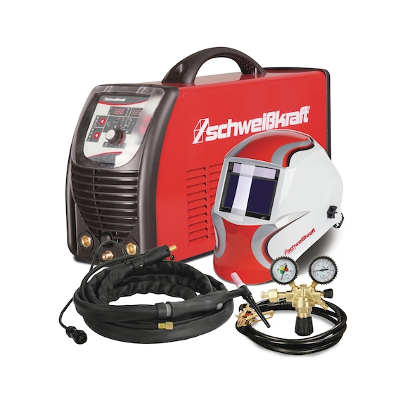 1074202SET SCHWEIßKRAFT, Tragbarer WIG AC/DC Inverter 201 AC/DC P PULSE Set - Schweißgerät WIG-Inverter CRAFT-TIG