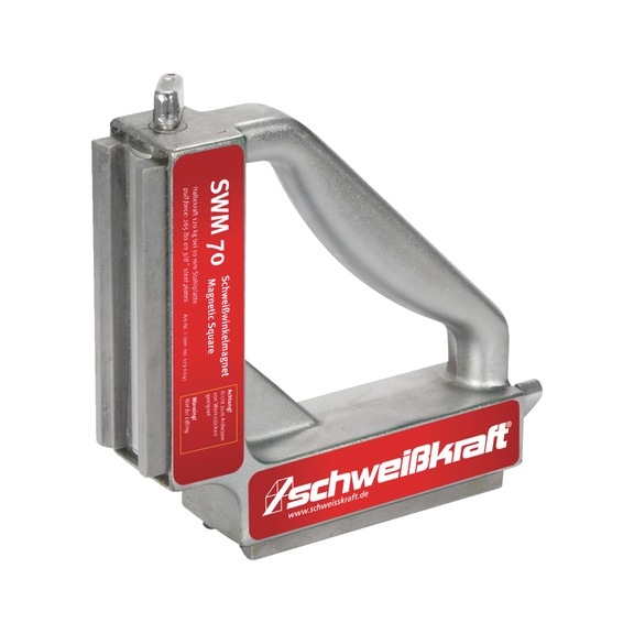 1790041 SCHWEIßKRAFT, Schaltbarer Schweißwinkelmagnet SWM 70 - "Schaltbarer Schweißwinkelmagnet Modell SWM"