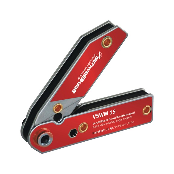 1790051 SCHWEIßKRAFT, Verstellbarer Schweißwinkelmagnet VSWM 15 - "Verstellbarer Schweißwinkelmagnet Modell VSWM 15"
