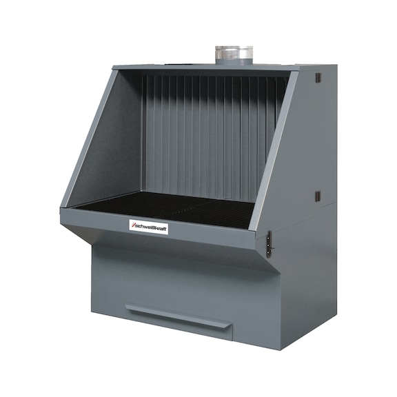 1801110 SCHWEIßKRAFT, Schleiftisch für Absaugung 1360x1060x1700 - Schleiftisch für Absaugung