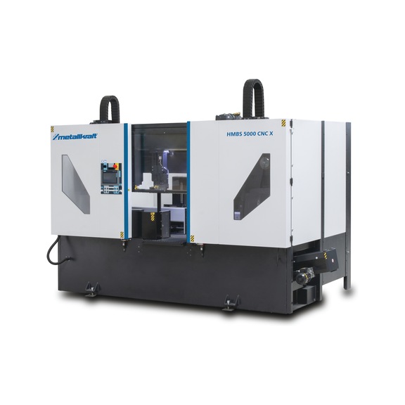 3691500 METALLKRAFT, Vollautomatische Zwei-S&auml;ulen-Horizontal-Metallbands&auml;ge HMBS 5000 CNC X - Vollautomatische Zwei-S&auml;ulen-Horizontal-Metallbands&auml;ge Modell HMBS
