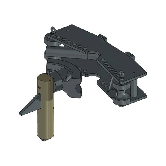 3888060 METALLKRAFT, Biegerahmen und Gegenhalter - Biegerahmen und Gegenhalter f&uuml;r horizontale Biegepressen