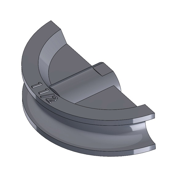 3888066 METALLKRAFT, Grauguß-Biegesegment 1 1/2" - Grauguß-Biegesegment für horizontale Biegepressen