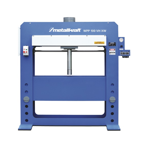 4050105 METALLKRAFT, Vollhydraulische Werkstattpresse WPP 100 VH XW - Vollhydraulische Werkstattpresse Modell WPP ... VH