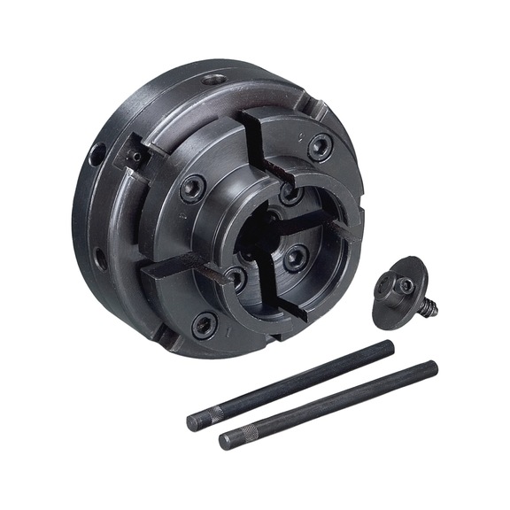 5931021 HOLZSTAR, Vier-Backenfutter Ø 100 mm M33 x 3,5, Set 1 - Vier-Backenfutter