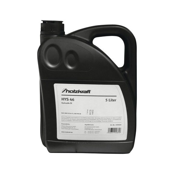 5999000 HOLZSTAR, Hydrauliköl HYS 46, 5 Liter - Hydrauliköl