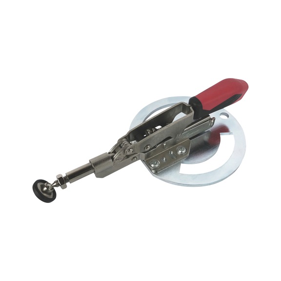 5198162 HOLZSTAR, Adapterplatte rund mit Spanner waagerecht L&auml;nge 250 mm - Adapterplatte rund