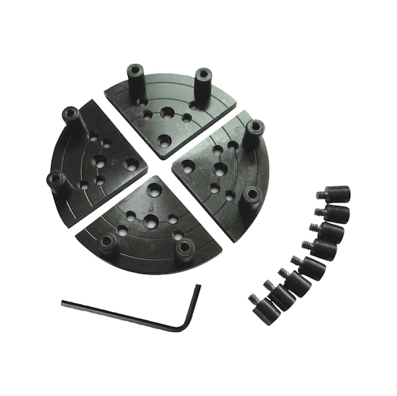 5931055 HOLZSTAR, Planscheibe für Vier-Backenfutter Profi-Set - Planscheibe